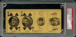 1927 W560 Four Card Panel with Jimmie Foxx and Jim Bottomley – PSA AUTHENTIC 